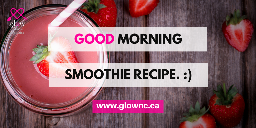 An AWESOME Breakfast Smoothie (from Periscope #SmoothieParties)
